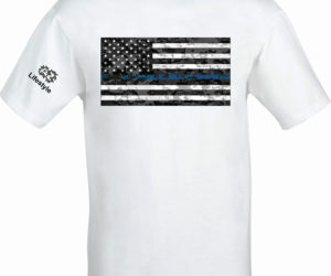 U.S. Flag (Thin Blue Line) – Lifestyle