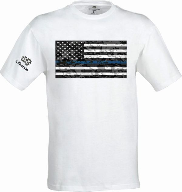 U.S. Flag (Thin Blue Line) – Lifestyle